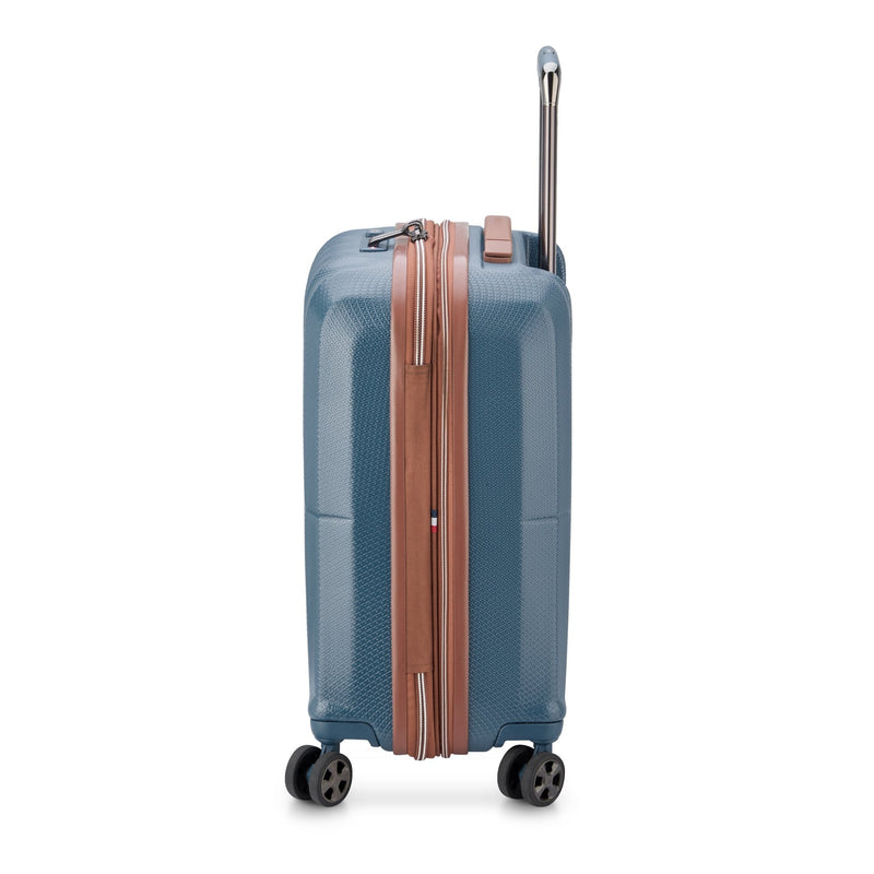 Valise Cabine Extensible - St Tropez - 55 Cm - Bleu - Delsey Paris - The Bradery