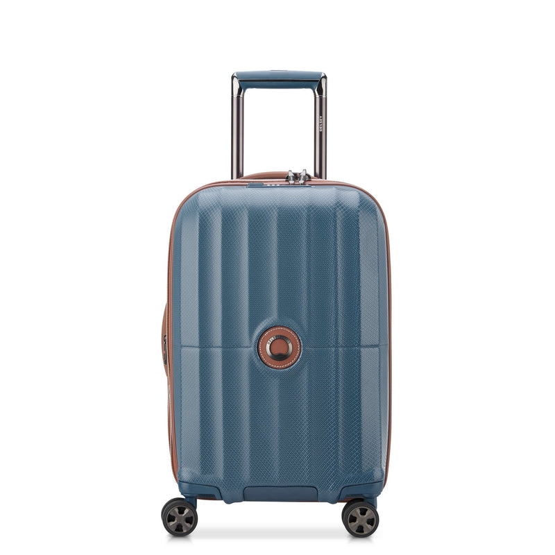 Valise Cabine Extensible - St Tropez - 55 Cm - Bleu - Delsey Paris - The Bradery