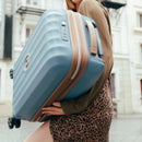 Valise Cabine Extensible - St Tropez - 55 Cm - Bleu - Delsey Paris - The Bradery