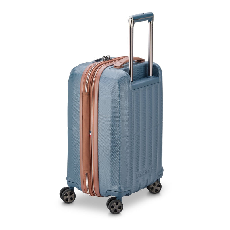 Valise Cabine Extensible - St Tropez - 55 Cm - Bleu - Delsey Paris - The Bradery