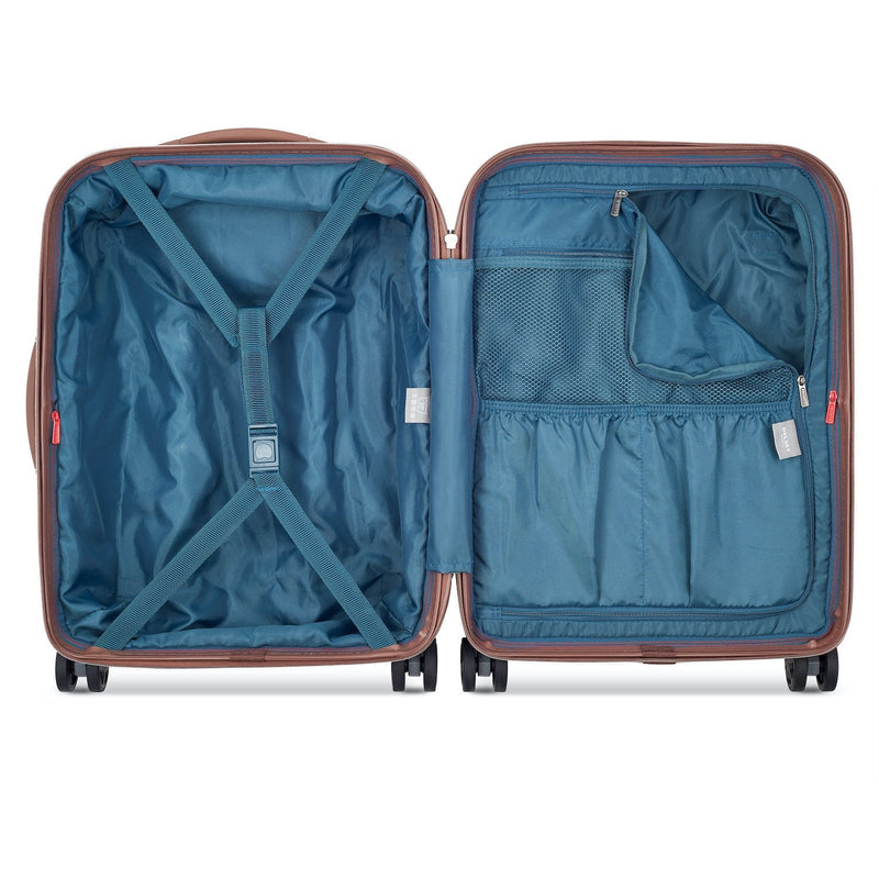 Valise Cabine Extensible - St Tropez - 55 Cm - Gris - Delsey Paris - The Bradery