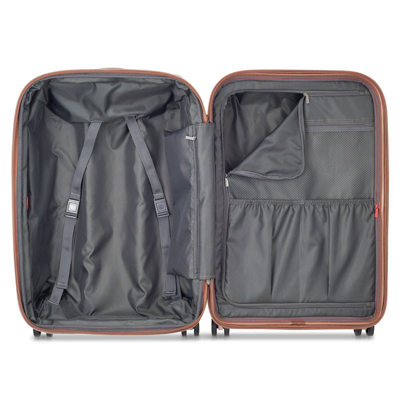 Valise Cabine Extensible - St Tropez - 55 Cm - Platinium - Delsey Paris - The Bradery