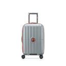 Valise Cabine Extensible - St Tropez - 55 Cm - Platinium - Delsey Paris - The Bradery