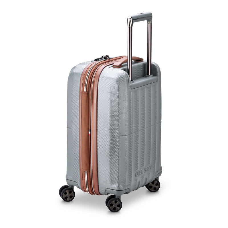 Valise Cabine Extensible - St Tropez - 55 Cm - Platinium - Delsey Paris - The Bradery