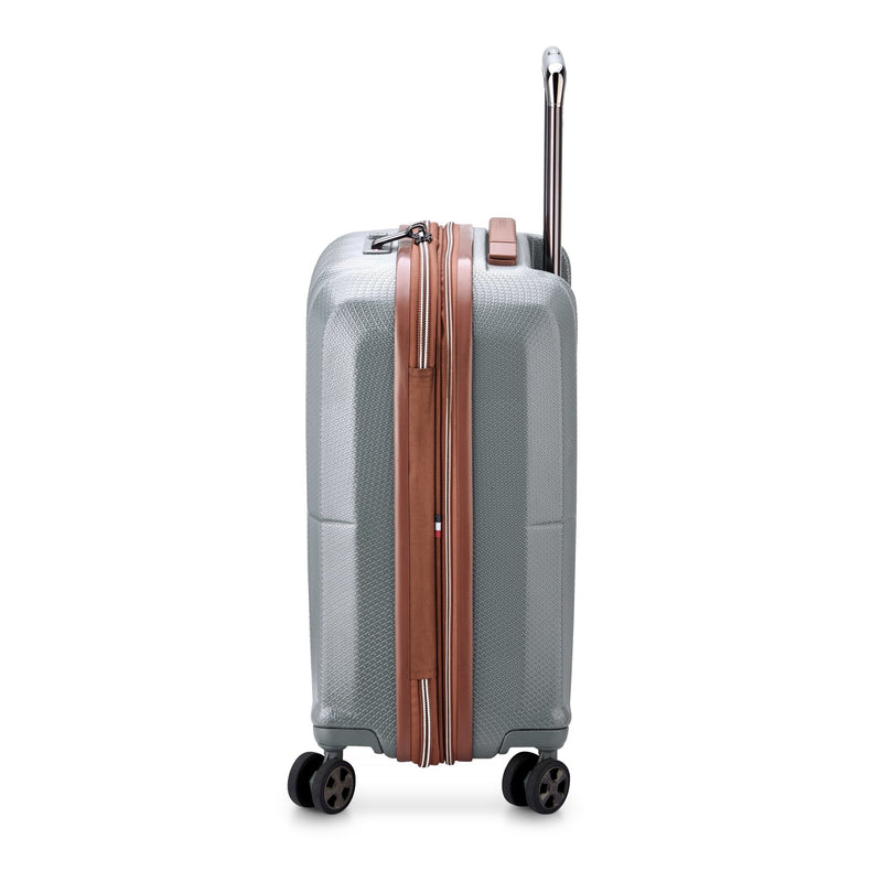 Valise Cabine Extensible - St Tropez - 55 Cm - Platinium - Delsey Paris - The Bradery