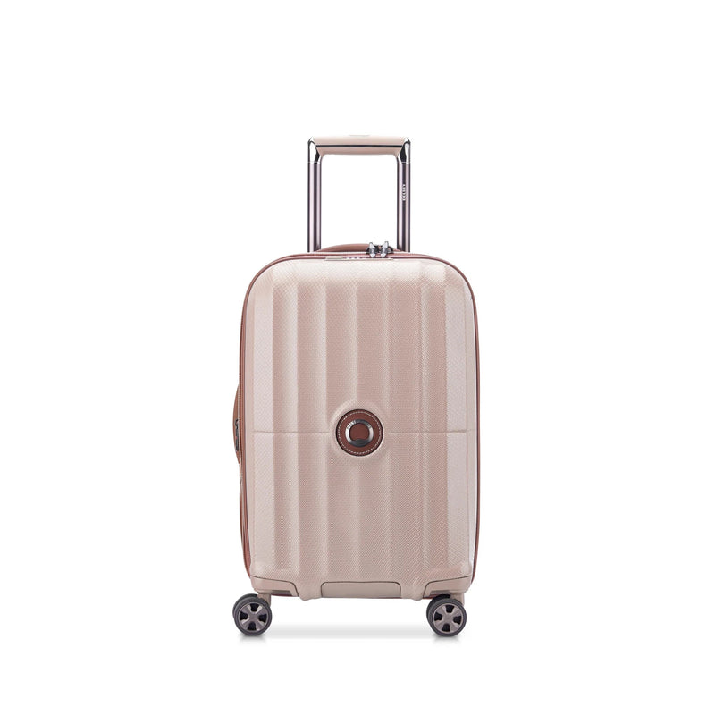 Valise Cabine Extensible - St Tropez - 55 Cm - Rose - Delsey Paris - The Bradery