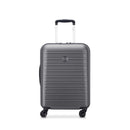 Valise Cabine Segur 2.0 Valise Cabine Slim 4 Doubles Roues 55Cm - Gris Valises Cabine Delsey