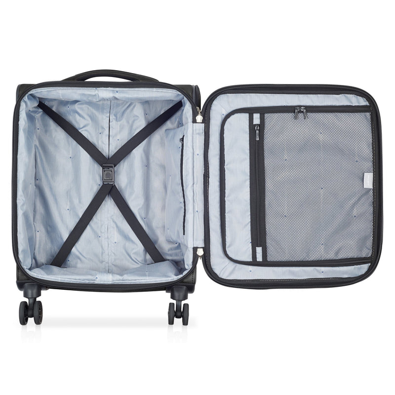 Valise Cabine - Sky Max 2.0 - 55Cm - Noir - Delsey Paris - The Bradery