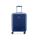 Valise Cabine Slim 4 - Caumartin - 55 Cm - Bleu - Delsey Paris - The Bradery