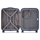 Valise Cabine Slim 4 - Caumartin - 55 Cm - Bleu - Delsey Paris - The Bradery