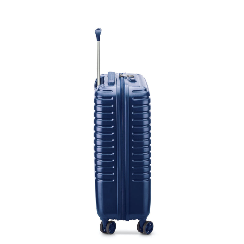 Valise Cabine Slim 4 - Caumartin - 55 Cm - Bleu - Delsey Paris - The Bradery