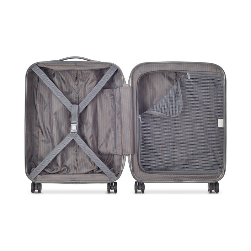 Valise Cabine Slim- Caumartin Plus - 55 Cm - Gris - Delsey Paris - The Bradery