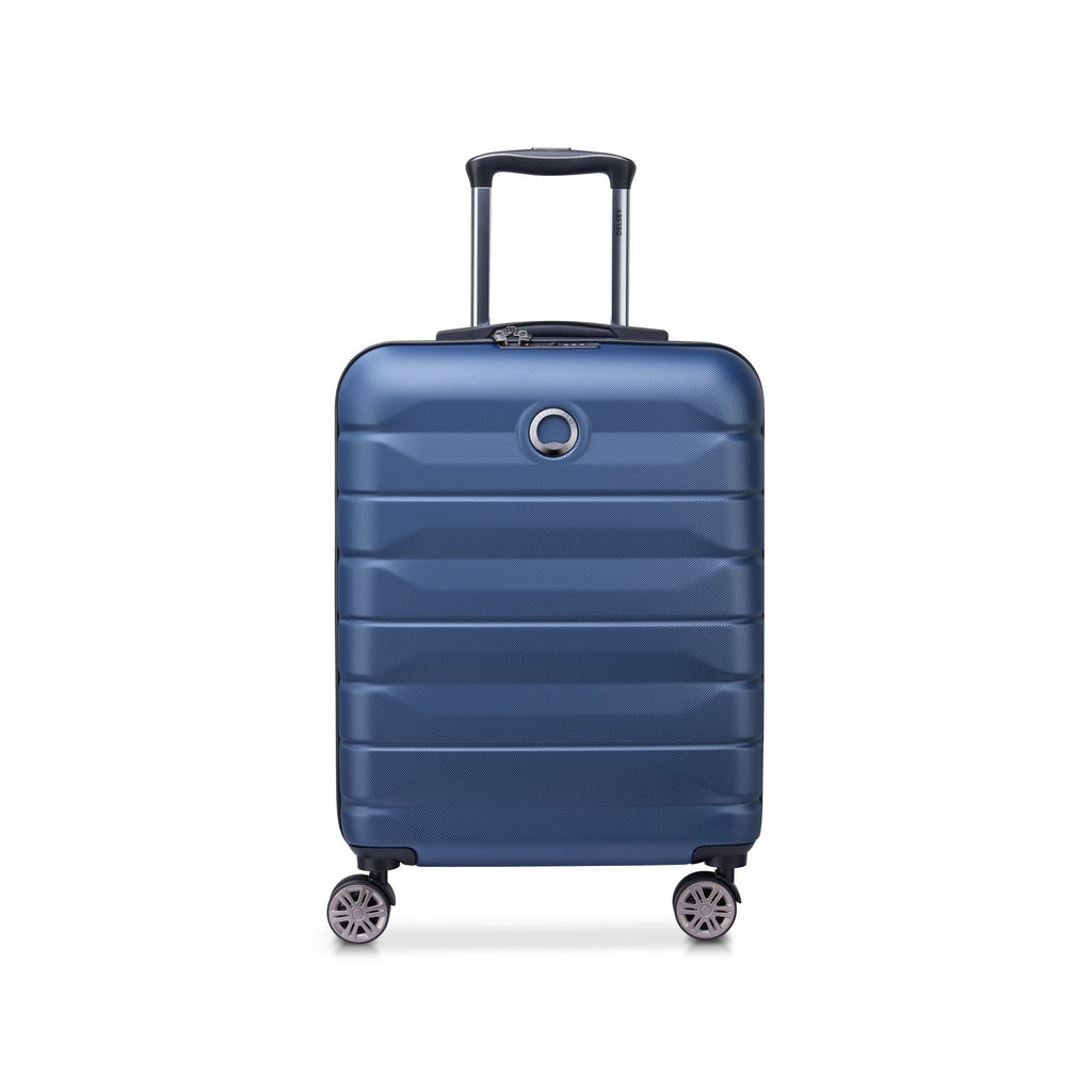 Valise Cabine Slim Rigide - Air Armour - 55Cm - Bleu - Delsey Paris - The Bradery