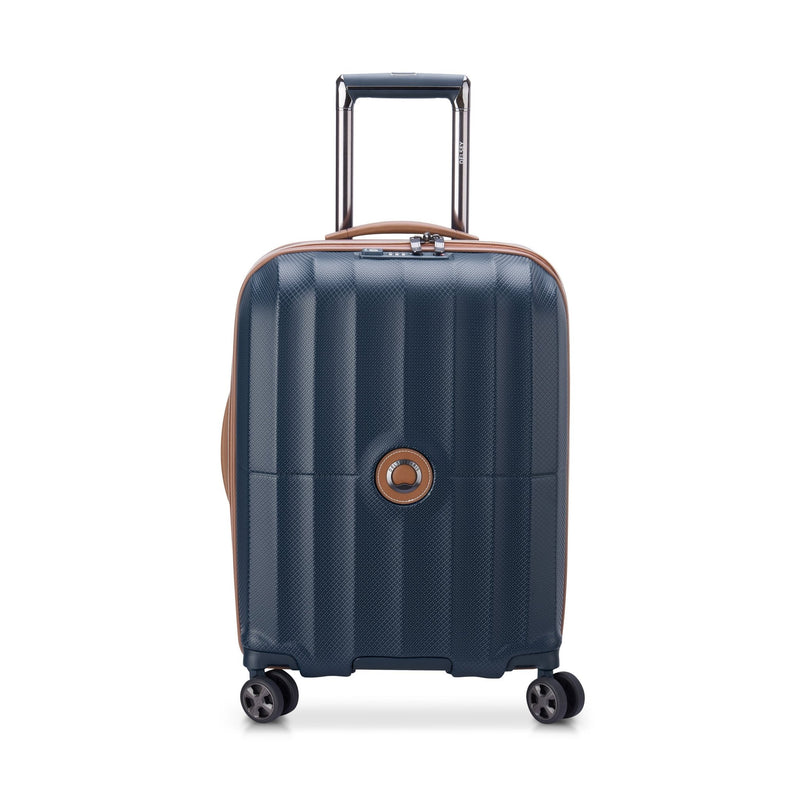 Valise Cabine Slim - St Tropez - 55 Cm - Bleu - Delsey Paris - The Bradery