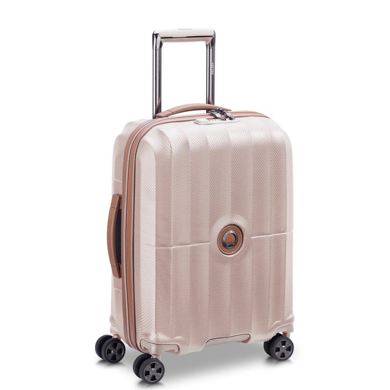 Valise Cabine Slim - St Tropez - 55 Cm - Rose - Delsey Paris - The Bradery