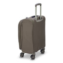 Soft Expandable Cabin Suitcase - Helium Dlx 2.0 - 55Cm - Mocha - Delsey Paris - The Bradery