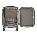 Soft Expandable Cabin Suitcase - Helium Dlx 2.0 - 55Cm - Mocha - Delsey Paris - The Bradery