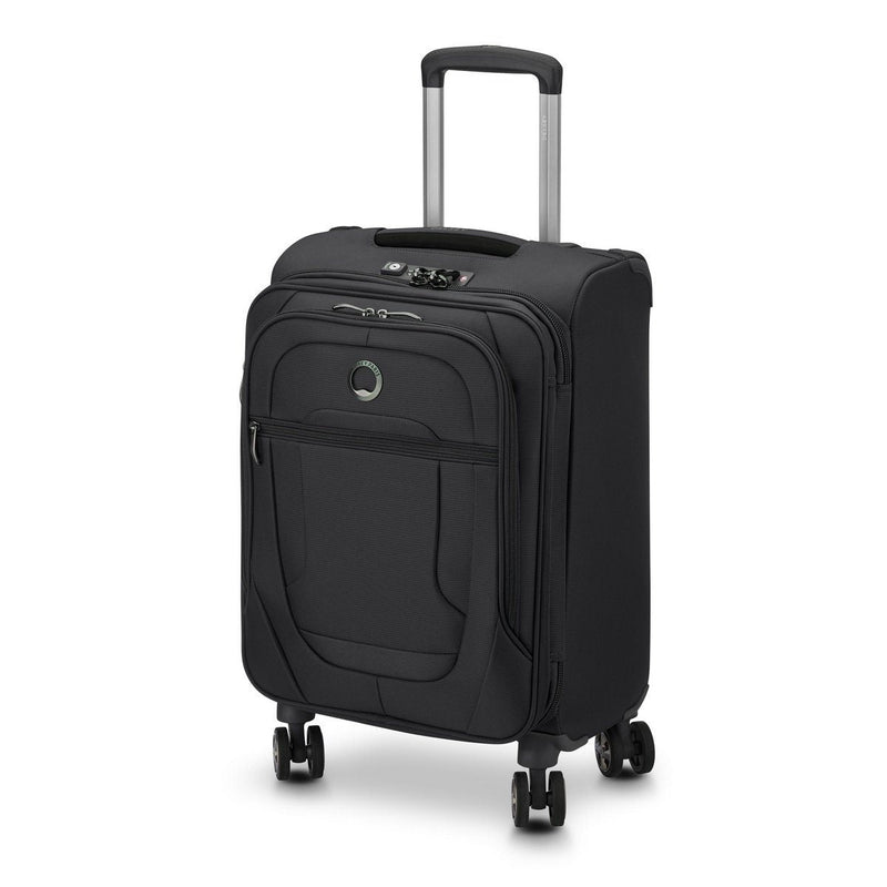 Valise Cabine Souple Extensible - Helium Dlx 2.0 - 55Cm - Noir - Delsey Paris - The Bradery