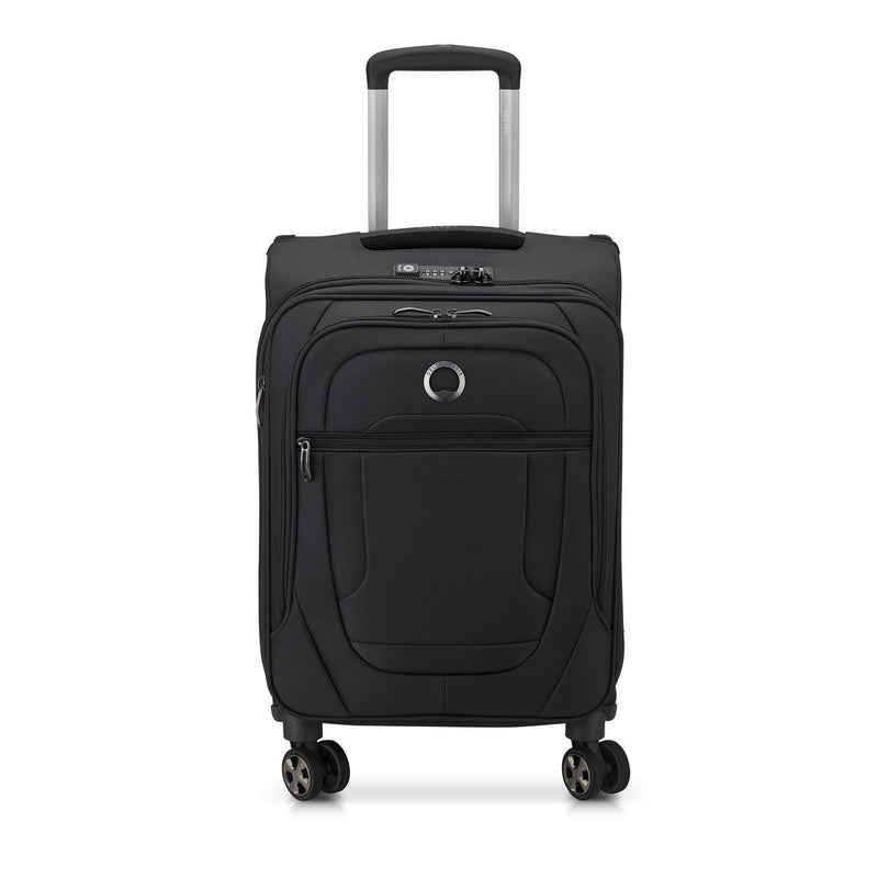 Valise Cabine Souple Extensible - Helium Dlx 2.0 - 55Cm - Noir - Delsey Paris - The Bradery