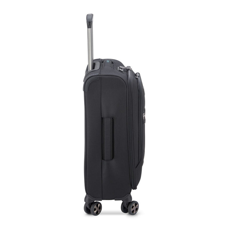 Valise Cabine Souple Slim - Helium Dlx - 55Cm - Noir - Delsey Paris - The Bradery