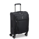 Valise Cabine Souple Slim - Helium Dlx - 55Cm - Noir - Delsey Paris - The Bradery