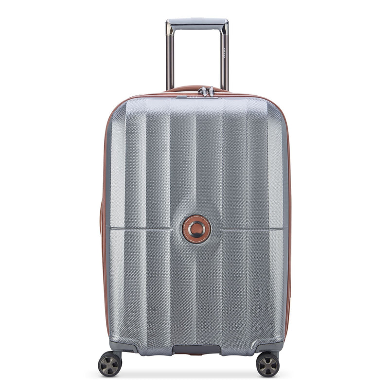 Valise Extensible 4x2 Roues - St Tropez - 67Cm - Gris - Delsey Paris - The Bradery