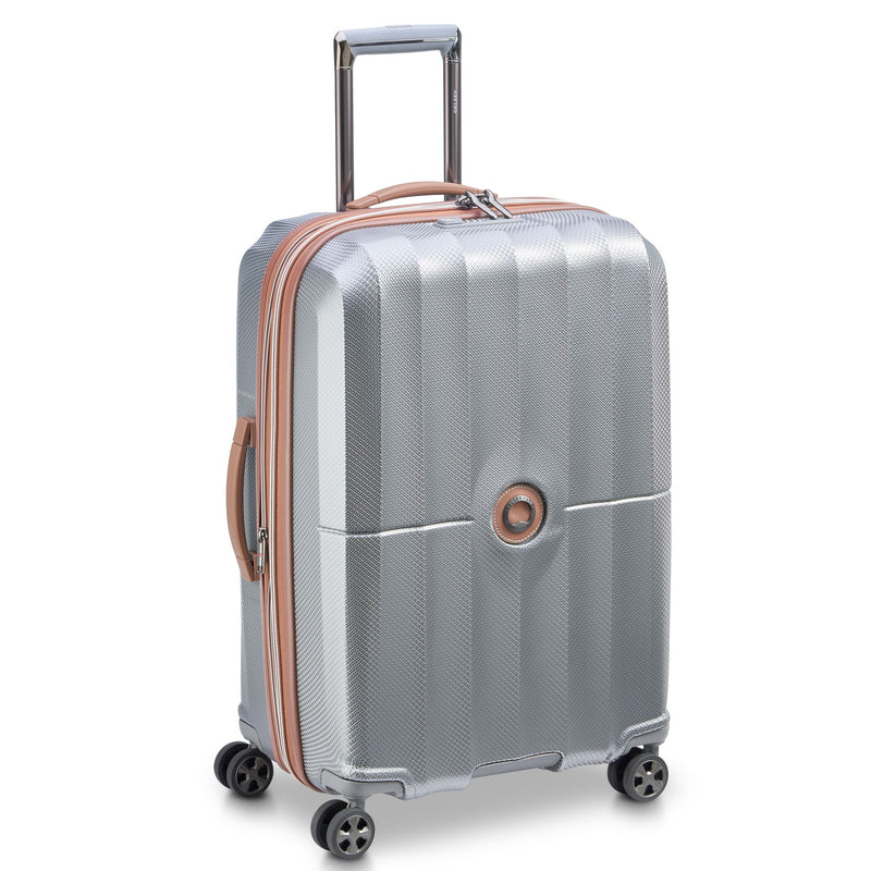 Valise Extensible 4x2 Roues - St Tropez - 67Cm - Gris - Delsey Paris - The Bradery