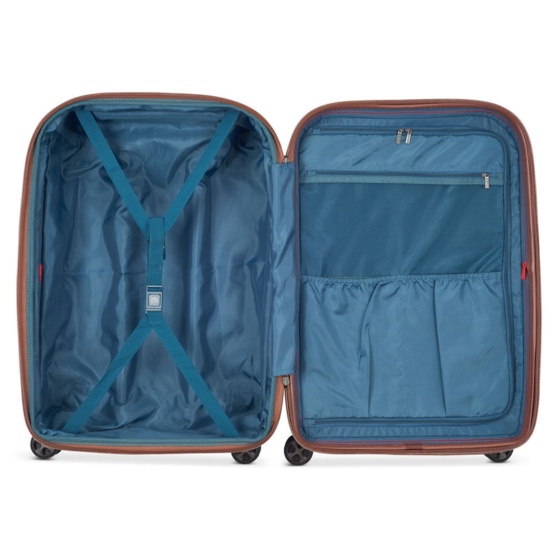 Valise Extensible 4x2 Roues - St Tropez - 67Cm - Gris - Delsey Paris - The Bradery