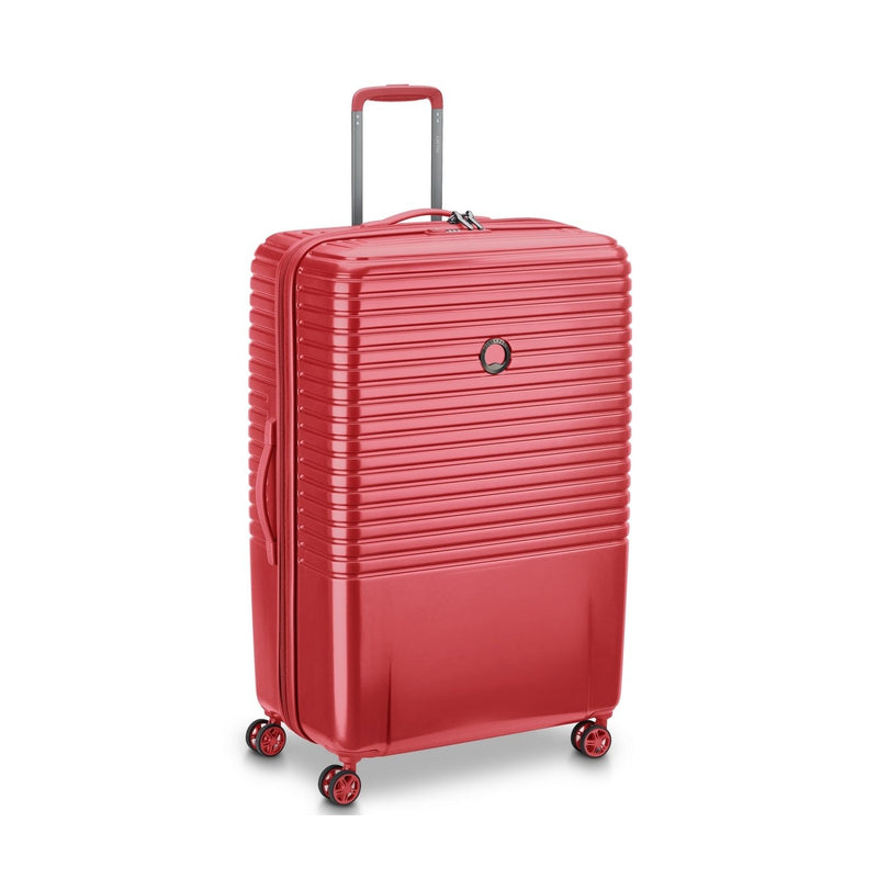 Valise Long Séjour - Caumartin Plus - 76 Cm - Rouge - Delsey Paris - The Bradery