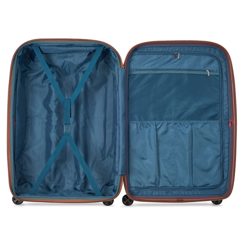 Valise Long Séjour Extensible 4 Doubles Roues - St Tropez - 77 Cm - Gris - Delsey Paris - The Bradery