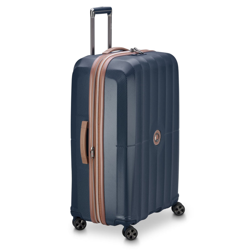 Valise Long Séjour Extensible - St Tropez - 77 Cm - Bleu - Delsey Paris - The Bradery