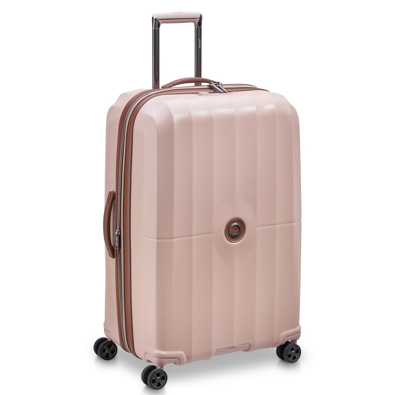 Valise Long Séjour Rigide Extensible - St Tropez - 76Cm - Rose - Delsey Paris - The Bradery