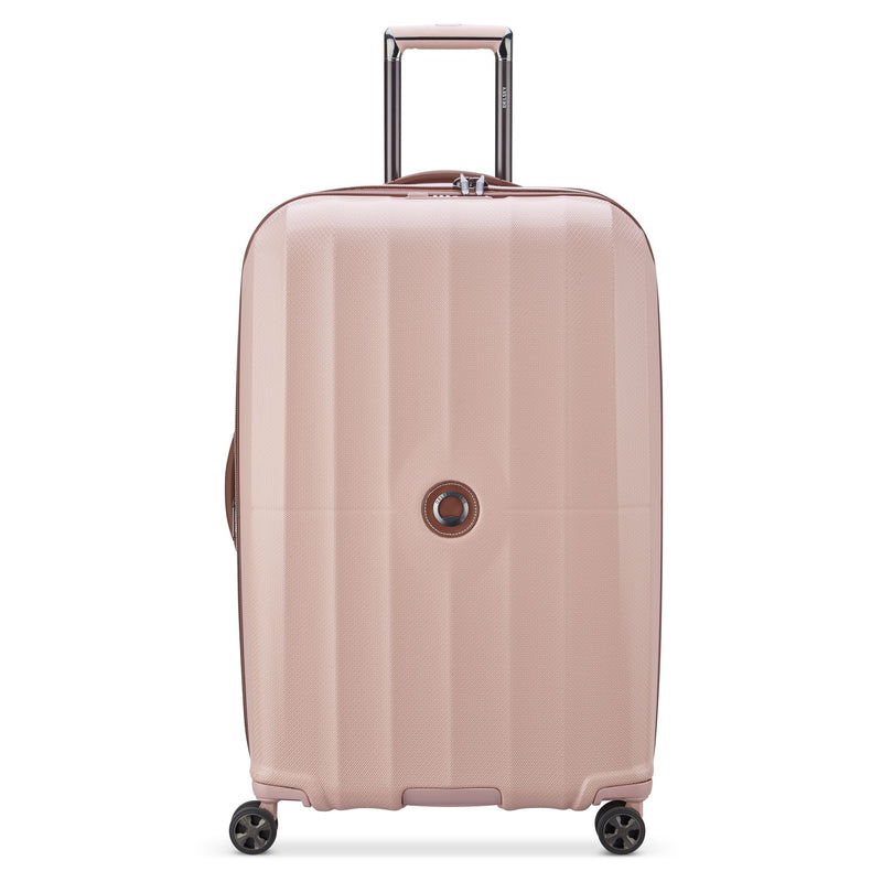 Valise Long Séjour Rigide Extensible - St Tropez - 76Cm - Rose - Delsey Paris - The Bradery