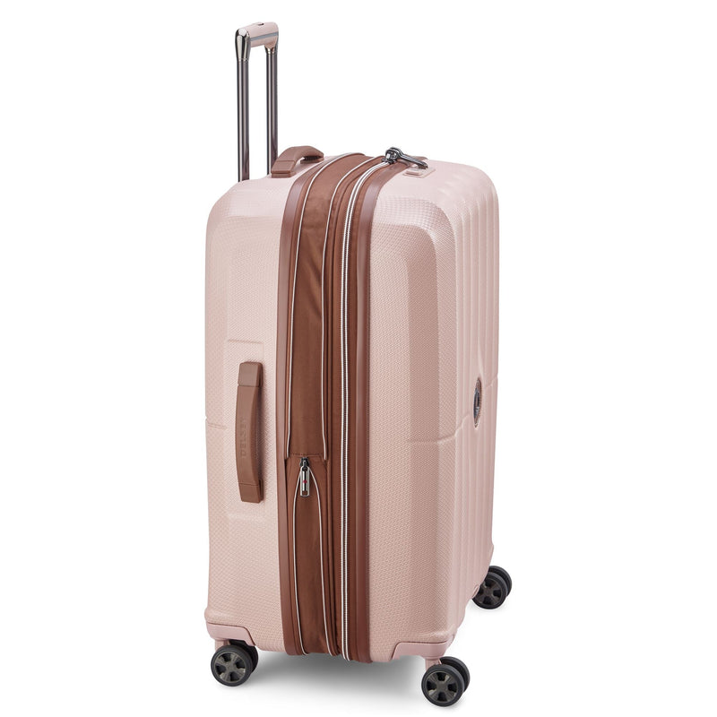 Valise Long Séjour Rigide Extensible - St Tropez - 76Cm - Rose - Delsey Paris - The Bradery