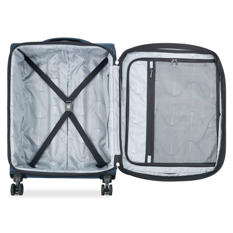 Valise Moyen Séjour Extensible - Sky Max 2.0 - 70Cm - Bleu - Delsey Paris - The Bradery