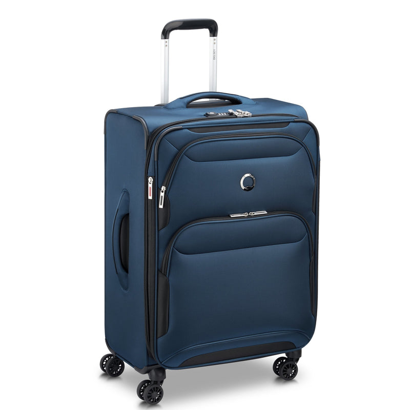 Valise Moyen Séjour Extensible - Sky Max 2.0 - 70Cm - Bleu - Delsey Paris - The Bradery