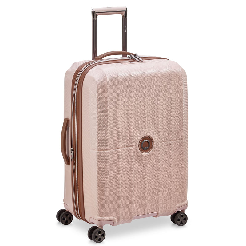 Valise Moyen Séjour Rigide Extensible - St Tropez - 67Cm - Rose - Delsey Paris - The Bradery