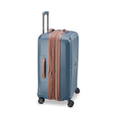 Valise Moyen Séjour St Tropez 4 X 2 Doubles Roues 67 Cm - Blue - Valises Moyen séjour - Delsey - The Bradery