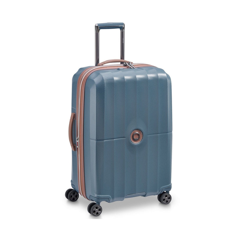 Valise Moyen Séjour St Tropez 4 X 2 Doubles Roues 67 Cm - Blue - Valises Moyen séjour - Delsey - The Bradery