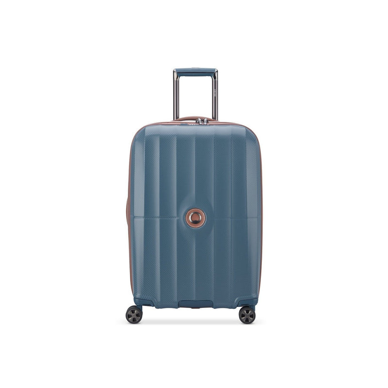 Valise Moyen Séjour St Tropez 4 X 2 Doubles Roues 67 Cm - Blue - Valises Moyen séjour - Delsey - The Bradery