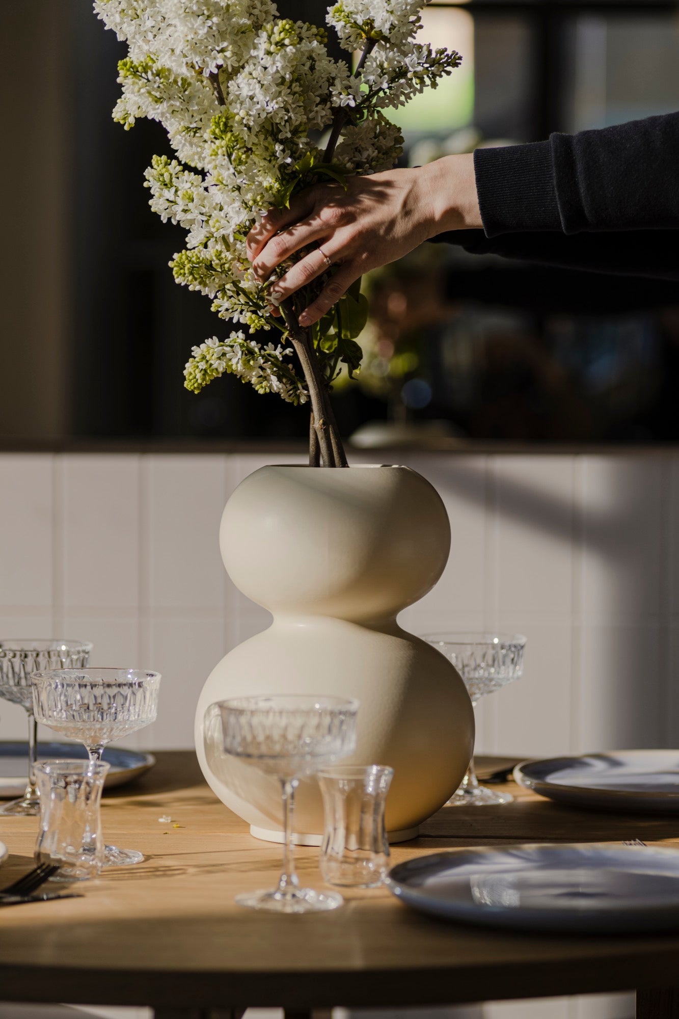 Vase Tuga - Piazza Beige - Noo.ma Design - The Bradery