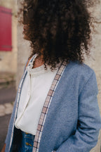 CHANDLER BLUE JACKET - Saaj Paris - The Bradery