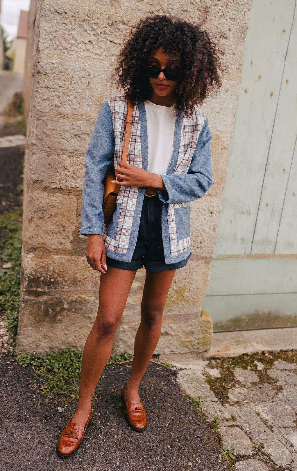 CHANDLER BLUE JACKET - Saaj Paris - The Bradery