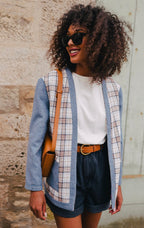 CHANDLER BLUE JACKET - Saaj Paris - The Bradery