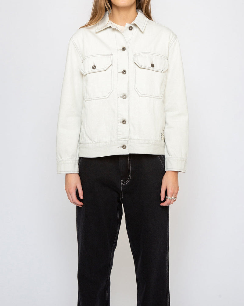 Veste Coby Jacket - Blanc Blanchi - Femme Veste Deus Ex Machina