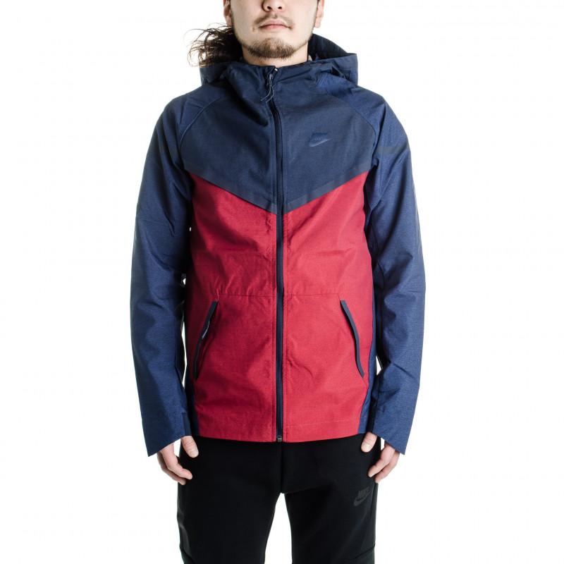 Nike Tech Fleece Windrunner Windbreaker Jacket - 727349-673 - Red - Men NIKE JACKET MEN TEXTILE Nike