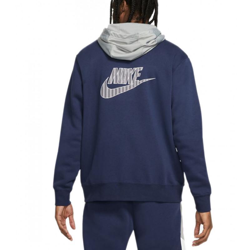 Nike M Nsw Hbr Hoodie Fz Flc Chaqueta De Chándal - Azul - Hombre SUDADERA NIKE HOMBRE TEXTIL Nike