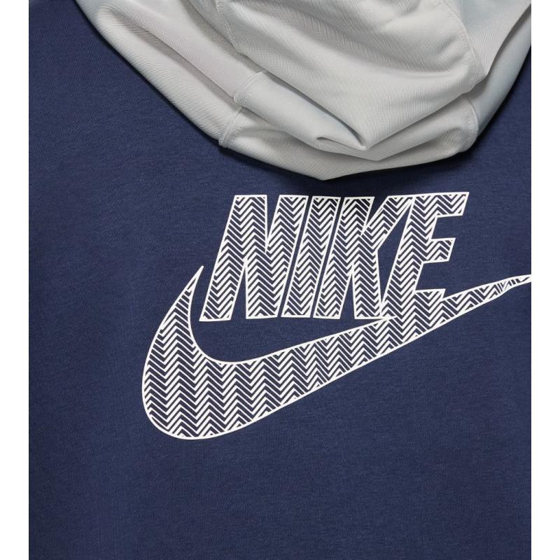 Nike M Nsw Hbr Hoodie Fz Flc Chaqueta De Chándal - Azul - Hombre SUDADERA NIKE HOMBRE TEXTIL Nike