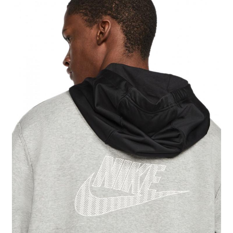 Nike M Nsw Hbr Hoodie Fz Flc Chaqueta De Chándal - Gris - Hombre SUDADERA NIKE HOMBRE TEXTIL Nike