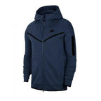 Nike Tech Fleece Wr Hoodie Fz Track Jacket - Navy Blue - Men NIKE JACKET MEN TEXTILE Nike